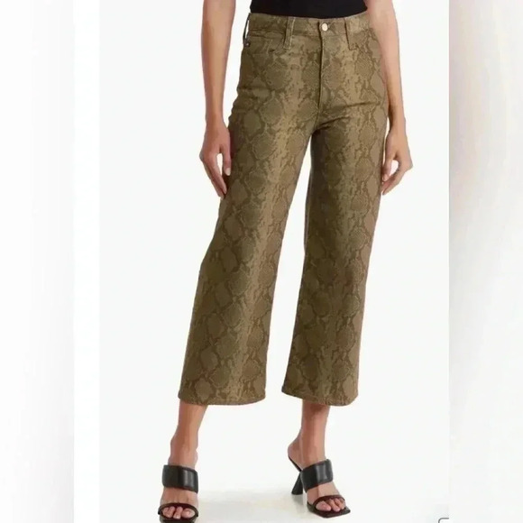 AG The Etta High Waisted Wide Leg Crop